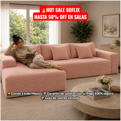 SOFLIXMÉXICO® VELARA — Uno de los sofás más vendidos del 2026.