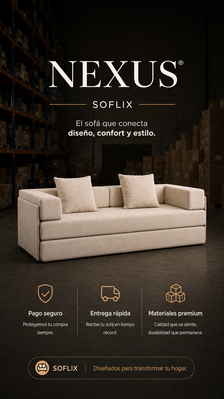 SOFLIXMEXICO® NEXUS — El descanso que tu casa estaba esperando.