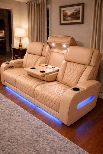 SOFLIX MÉXICO® MONTECARLO — El sofá que convierte tu sala en cine premium desde el primer día.