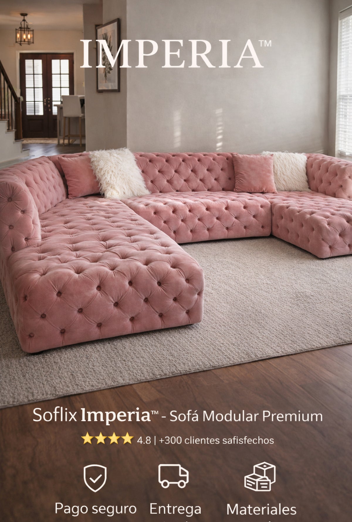 SOFLIXMÉXICO® ÉLARA — Enamórate de tu sala otra vez.